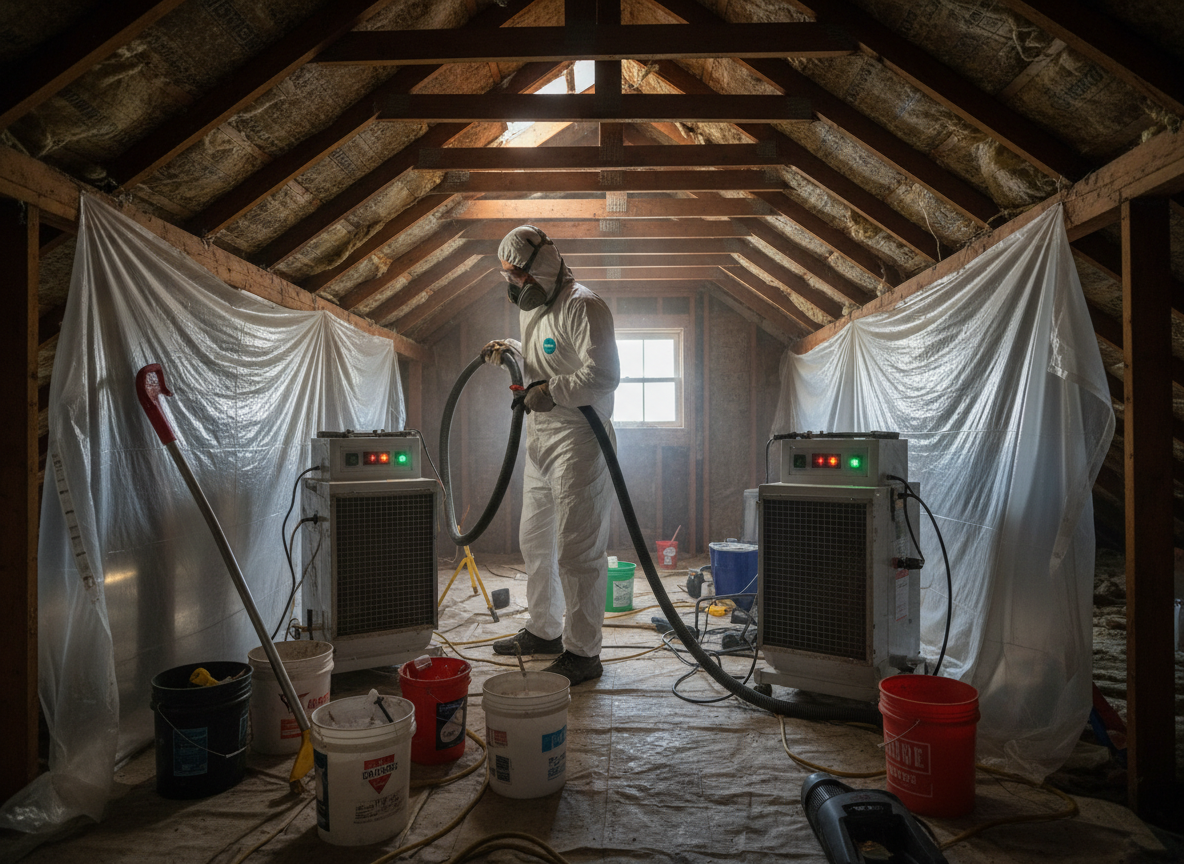 attic mold remediation in Bryn Mawr