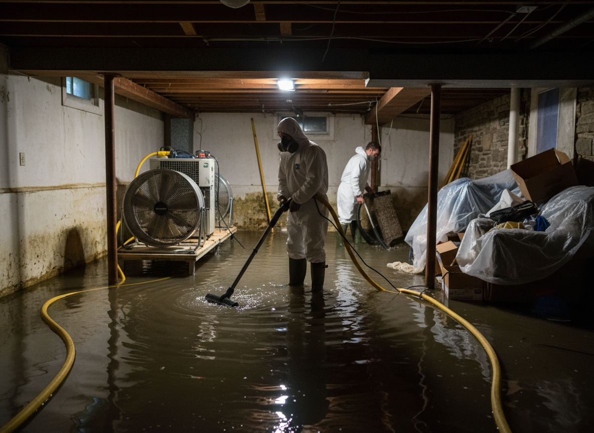 Emergency water cleanup in Bryn Mawr