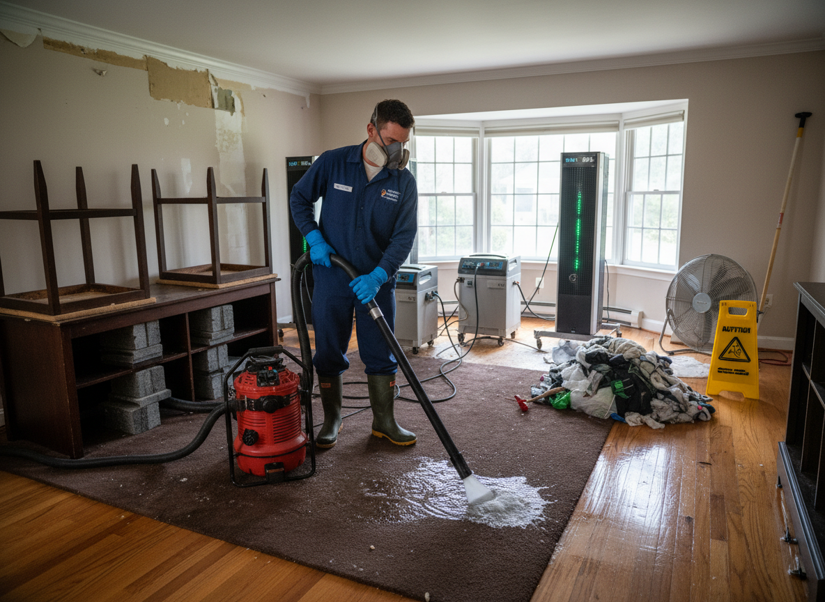 Flood restoration services in Bryn Mawr
