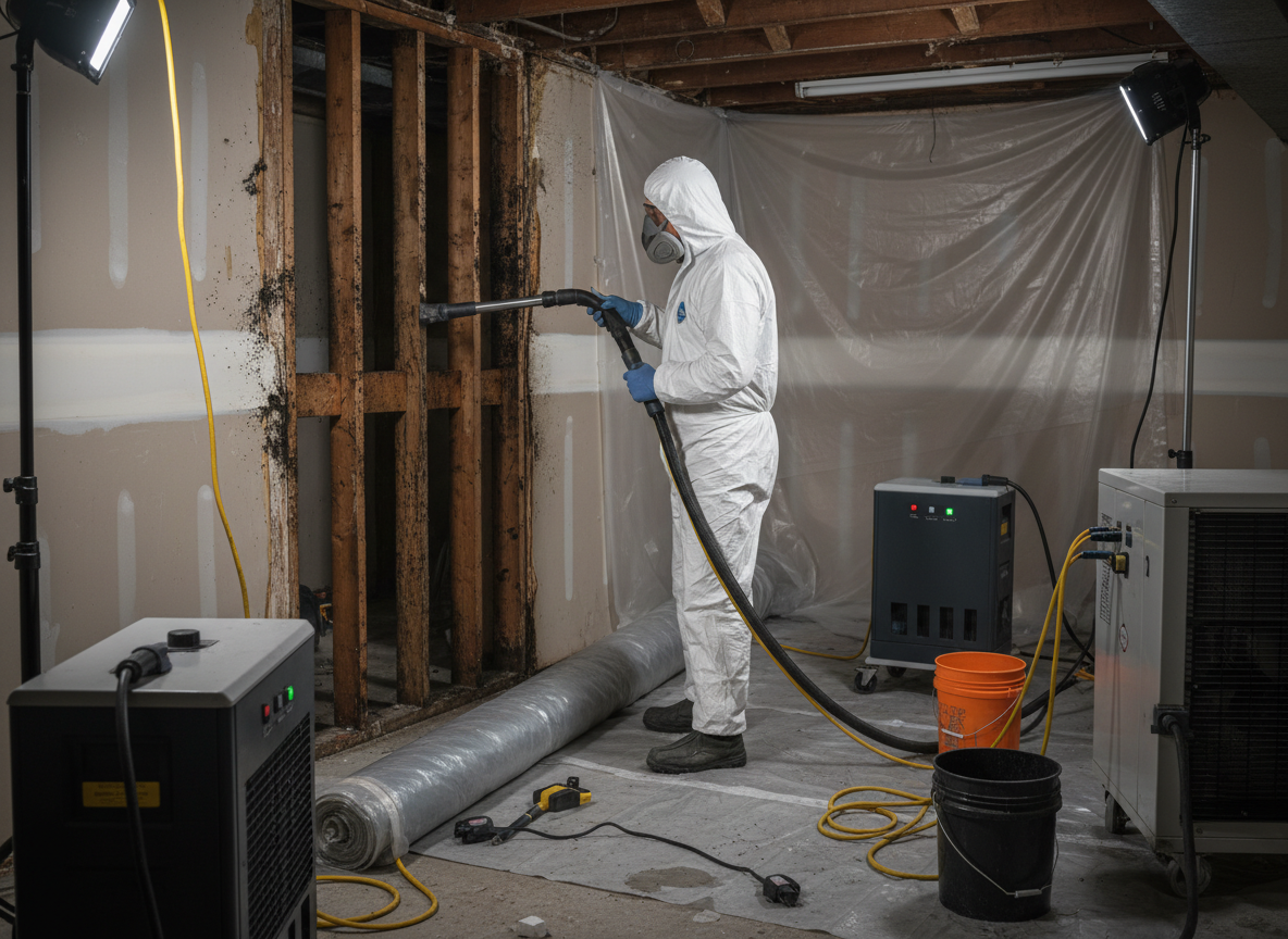 Mold remediation after water damage in Bryn Mawr